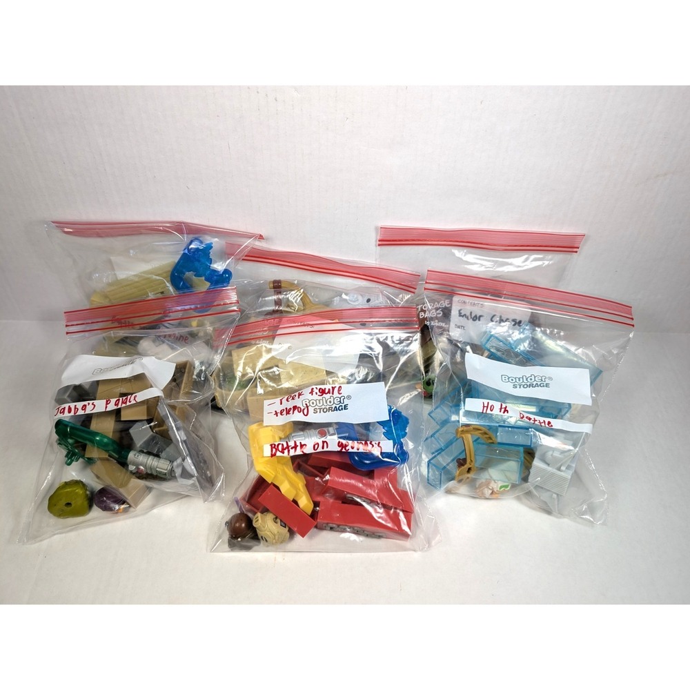 READ Angry Birds Star Wars Sets Lot of 6 Geonosis Tatooine Endor Both Jabba+